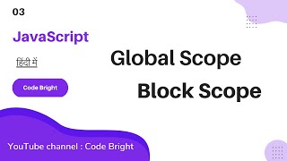 what is Block scope and Global scope in javascript 🥳🥳 Learn in Hindi javascript [upl. by Nodanrb]