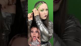 I curl my hair with a hair clip Result İdextraultra youtubecreatorcommunity asmr hairclip [upl. by Derian701]