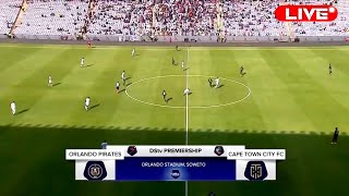 LIVE • Orlando Pirates vs Cape Town City  Dstv Premiership 2024  All Goals amp Extended Highlights [upl. by Eittik]