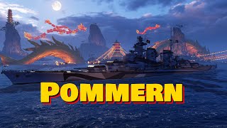 Meet The Pommern Tier 8 German Battleship World of Warships Legends [upl. by Yve]