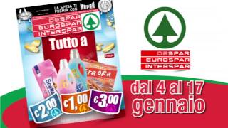 TUTTO A 1 2 o 3 EURO Volantino Offerte DESPAR EUROSPAR INTERSPAR n 012017 [upl. by Wohlen875]