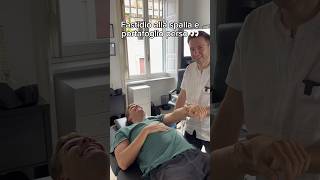 Trattiamo la spalla di Alessio 🧑🏻‍⚕️ osteopata osteopatia asmr thrust [upl. by Close]