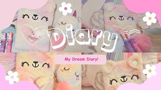 Cute Fluffy Diary Unboxing [upl. by Ihsoyim]