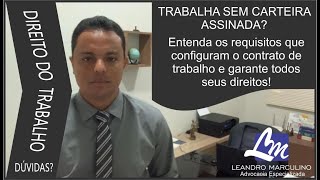 Trabalhar sem Carteira Assinada  Saiba Quais as Consequências e Prejuízos que Você vai Suportar [upl. by Ahseena888]