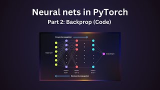 Neural net in PyTorch  Backprop code [upl. by Templia485]