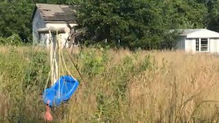 BACKWOODS USA  Abandoned Trailer Park Homes Destroyed 2021 Derecho Urban Exploration Midwest Decay [upl. by Delaryd551]