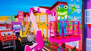 Gecko and the Truck Parade  Geckos Garage  Educational Videos For Toddlers  Trucks For Kids [upl. by Hedaza]