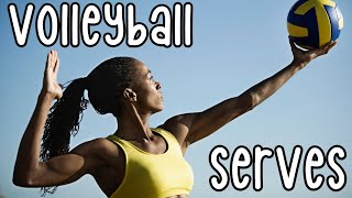 Different Types of Volleyball Serves [upl. by Rinee]