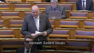 Németh Szilárd István napirend előtti felszólalása és Szijjártó Péter válasz [upl. by Iila978]