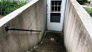 Safety Handrail Install on Outside Basement Stairs [upl. by Adnahcal]