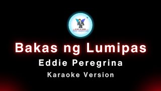 Bakas ng Lumipas Eddie Peregrina Karaoke Version [upl. by Squire]