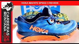 HOKA MAFATE SPEED 3 vs 2 Zapatilla trail superventas para correr superamortiguado con suela Vibram [upl. by Un639]