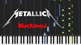 Metallica  Blackened Piano Cover Tutorial ♫ [upl. by Esirehc]