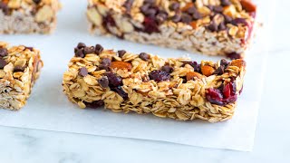 How to Make Soft and Chewy Granola Bars  Homemade Granola Bar Recipe [upl. by Jaymee]