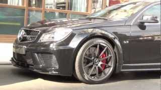 Mercedes C 63 AMG Black Series  walkaround Start up amp little acceleration [upl. by Berton]