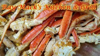 How To Grill CrabLegs amp Shrimps RayMackStyle [upl. by Lib533]