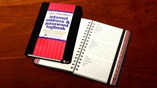 Internet Password Logbook  Never Forget a Password Ever Again [upl. by Enelyam40]