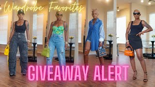 Current Wardrobe Favorites amp GIVEAWAY ALERT  Summer Essentials  Angelles Life [upl. by Ellerehc]