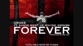 Forever Instrumental  Drake ft Lil Wayne Kanye West And Eminem [upl. by Suertemed]