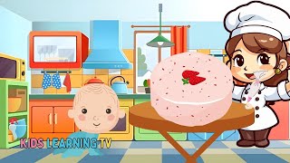 Pat a cake  Nursery Rhyme and song for kids  kids learning tv [upl. by Inkster]