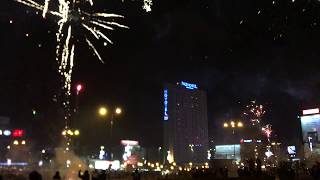 New Year 2019 Celebration in Warsaw Poland [upl. by Zanahs]