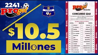 Progol 2241  Análisis Completo  105 Millones 💰🔥 [upl. by Torbart]