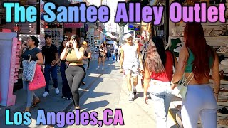 The Santee Alley Outlet Mall Downtown Los Angeles [upl. by Leibarg]