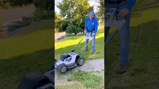 Lawn Mowing lawnmowing lawncare brushless selfpropelled DIY yard grass [upl. by Leahcimauhsoj]