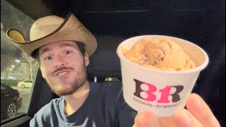 BaskinRobbins Peanut Butter Blossom Ice Cream Review [upl. by Simmie]