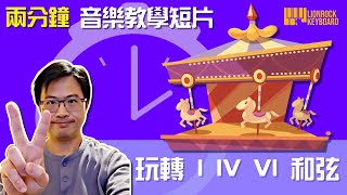 【兩分鐘】玩轉 I IV VI 和弦（廣東話） [upl. by Banks]