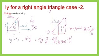 CE11014Iy Moment of inertiafor right anglevertical stripcase 2English [upl. by Ahtar]