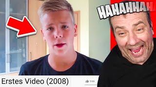 Mein PAPA reagiert auf meine ERSTEN VIDEOS [upl. by Lamarre]