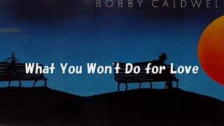 Bobby Caldwell  What You Wont Do for Love with Lyrics [upl. by Danzig]