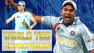 India Clinched Victory in The ICC Twenty20 World Cup Final 2007  Highlights  Winning Moments [upl. by Alorac]