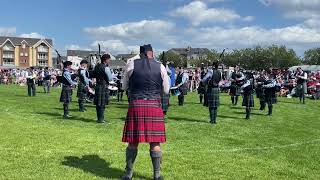 Cleland Memorial Grade 3B  Heart O’ Down Pipe Band Championships 2024 [upl. by Lepper]