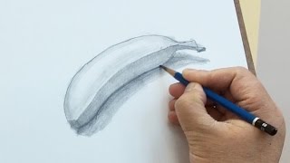 Still Life 22  How to Draw a Banana with Pencil [upl. by Harihs466]