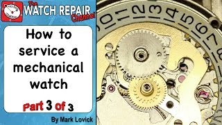 How to service a mechanical watch Part 3 AS 1900 in a Rotary watch [upl. by Malita]