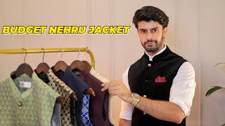 NEHRU JACKETS FOR WEDDINGS AND DIWALI  INDIAN OUTFIT IDEAS FOR MEN 2023 [upl. by Rusel542]