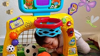 Vtech Smart Shots Sports Center Unboxing  Toddlers Learning and Playing Sports Toys [upl. by Rawdan]