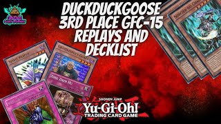 YuGiOh Goat Format Championship 15 DuckDuckG00se 3rd Place Replays And Decklist goatformat​ [upl. by Tillo664]