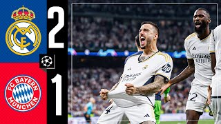 Real Madrid 21 Bayern München  HIGHLIGHTS  Champions League SemiFinals [upl. by Deedee]