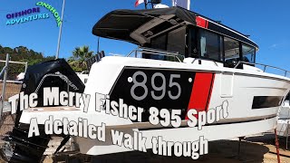 Jeanneau Merry Fisher NC 895 Sport  A detailed walkthrough [upl. by Luoar]