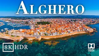 Alghero Sardinia Italy 🇮🇹 in 8K ULTRA HD HDR 60fps The Most Tourist City in Sardinia [upl. by Sakiv21]