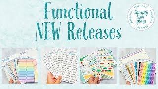 Functional New Release  Mandy Lynn Plans  Hobonichi Date Covers amp Strips New Scripts amp More [upl. by Salomi]