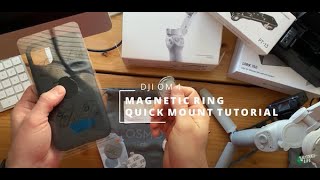 DJI OM4 Ring Mount Tutorial [upl. by Reamy347]