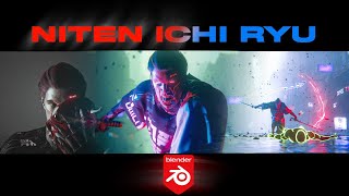 NITEN ICHI  blender short film [upl. by Gauldin206]