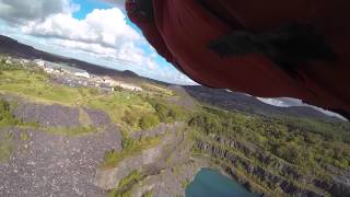 Zip World Velocity Onboard Video The Big Zipper  Europes Longest Zip Wire Bethesda Wales [upl. by Lezirg]