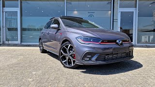 Volkswagen Polo GTI 207HP Walk Around in 4K In Smokey Grey w Design pack amp 18quot Faro wheels [upl. by Hall]