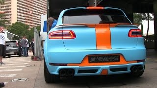 Unloading a Hamann Porsche Macan S in Gulf Colors [upl. by Russell]