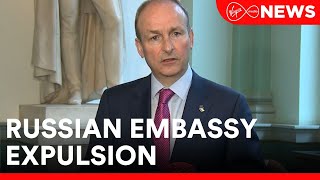 Taoiseach refuses to give more detail about the expulsion of four diplomats from the Russian Embassy [upl. by Ellenar]